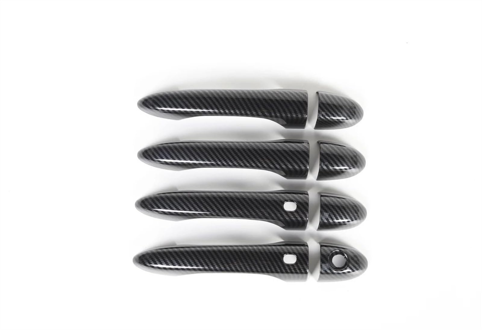 AcarKing Autotürgriffabdeckung Kompatibel Mit Jeep Für Compass 2017–2021 Für Grand Für Commander 2018–2022 Für Cherokee 2014–2021 Auto-Seitentürgriff-Dekorationsabdeckung(Carbon Fiber Grain) von AcarKing