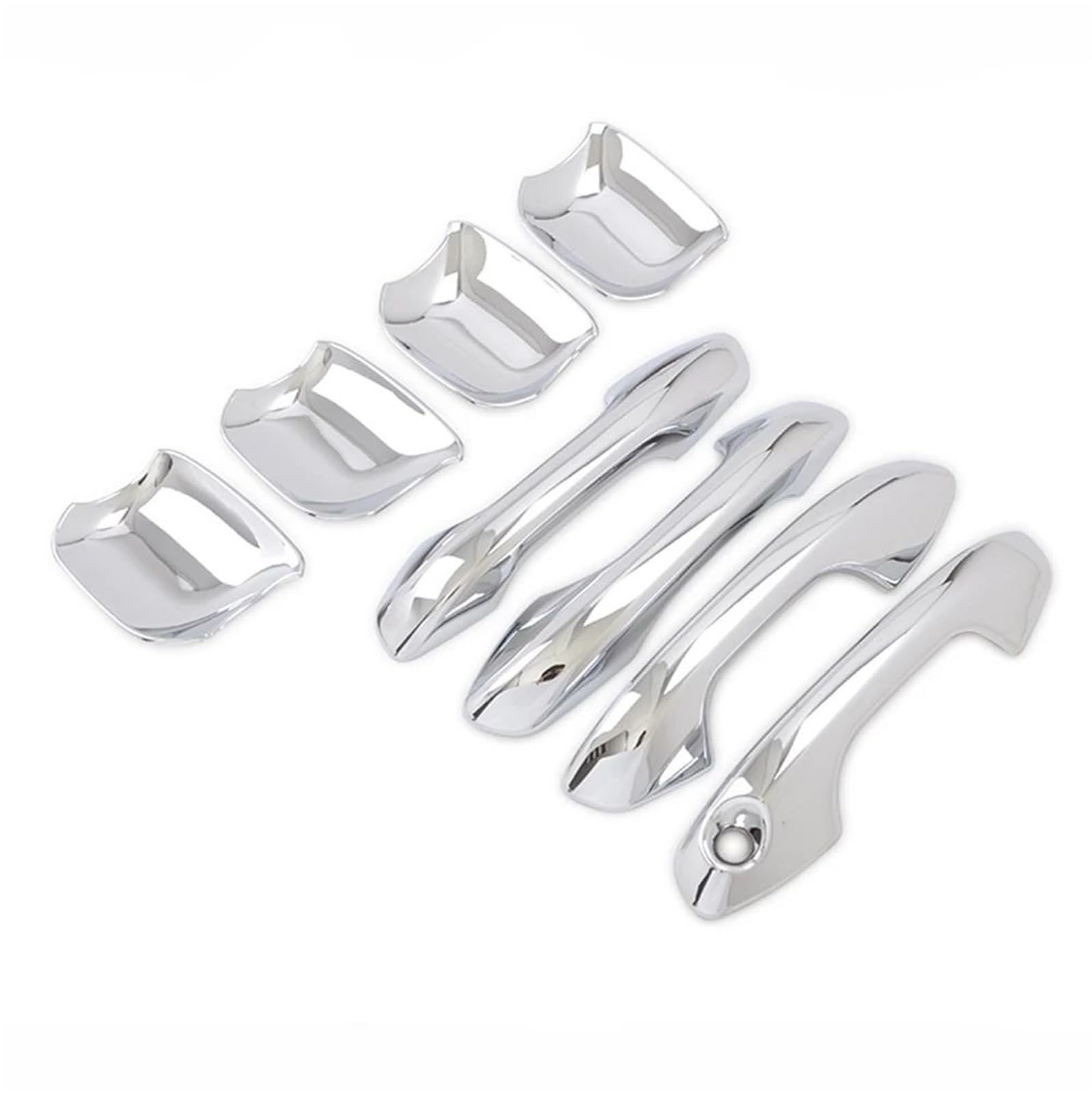 AcarKing Autotürgriffabdeckung Kompatibel Mit Kia Für Rio Für 4 X-line 2018 2019, Auto-Seitentürgriffschalenabdeckungen, Zierleisten, Autodekorationszubehör(Handle and Bowl) von AcarKing