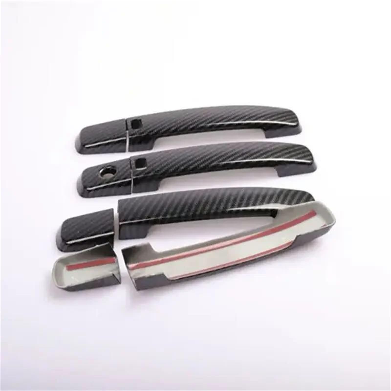 AcarKing Autotürgriffabdeckung Kompatibel Mit Nissan Für Quest 2004 2005 2006 2007 2008 2009 Auto-Außentürgriff-Formteil-Abdeckungs-Ordnungs-Aufkleber-Dekor(Gloss Black) von AcarKing