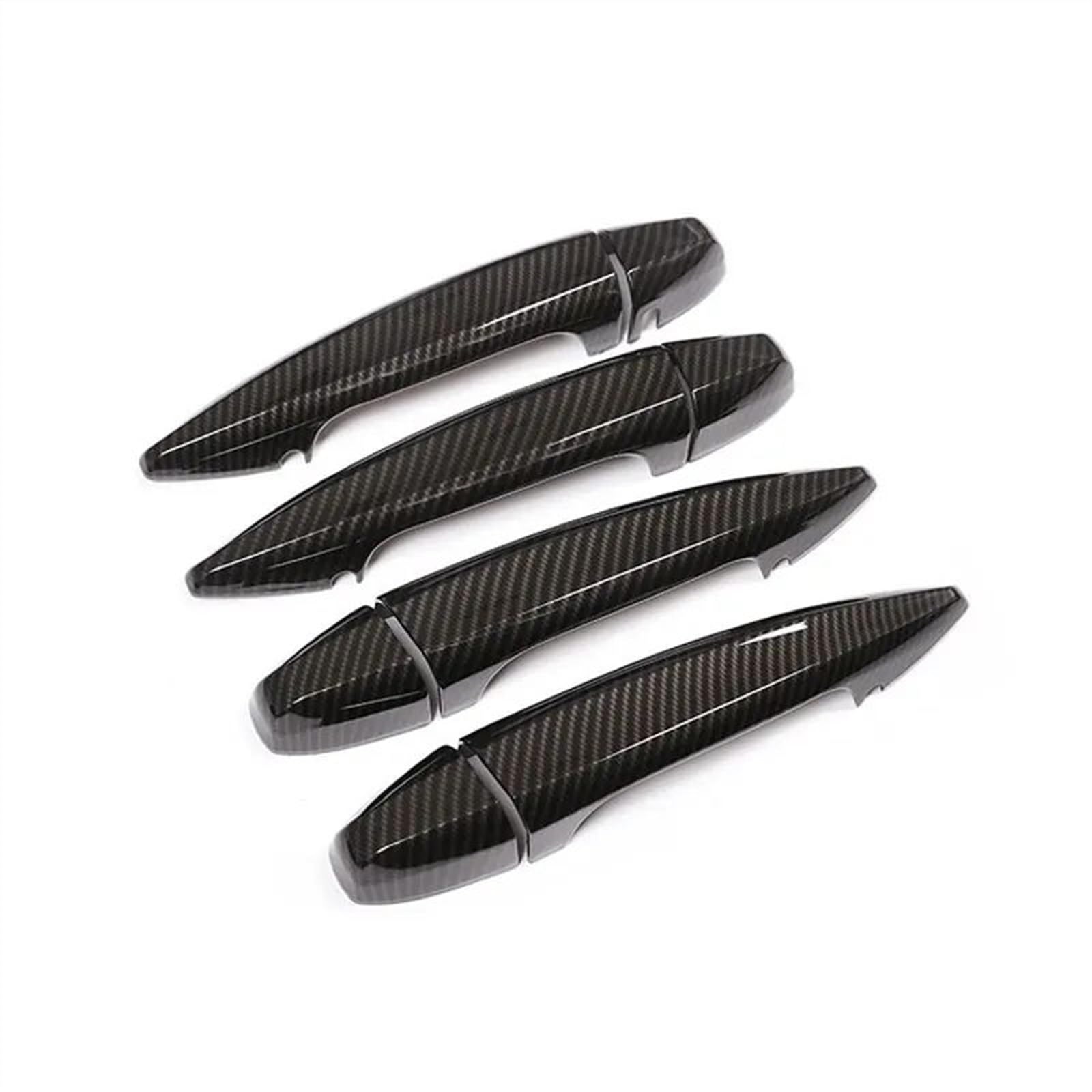 AcarKing Autotürgriffabdeckung Kompatibel Mit X5 X6 F15 F16 2014 2015 2016 2017 Auto-Außenseite Türgriffabdeckung Dekorative Aufkleber Ersatzteile(Carbon Texture) von AcarKing
