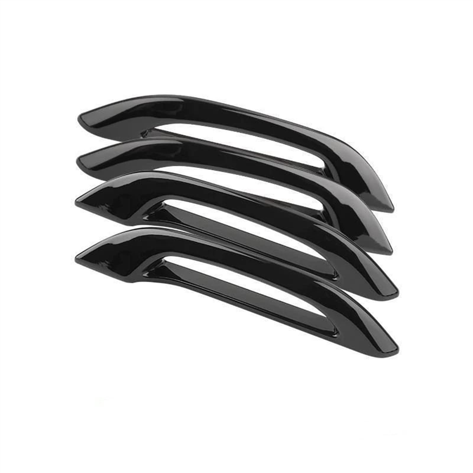 AcarKing Autotürgriffabdeckung Kompatibel mit Tesla für Model 3 für Modell Y 2021 2022 2023. Kleben von Autotürgriff-Schutzabdeckung, Frostschutz-Modifikationszubehör(Bright Black) von AcarKing