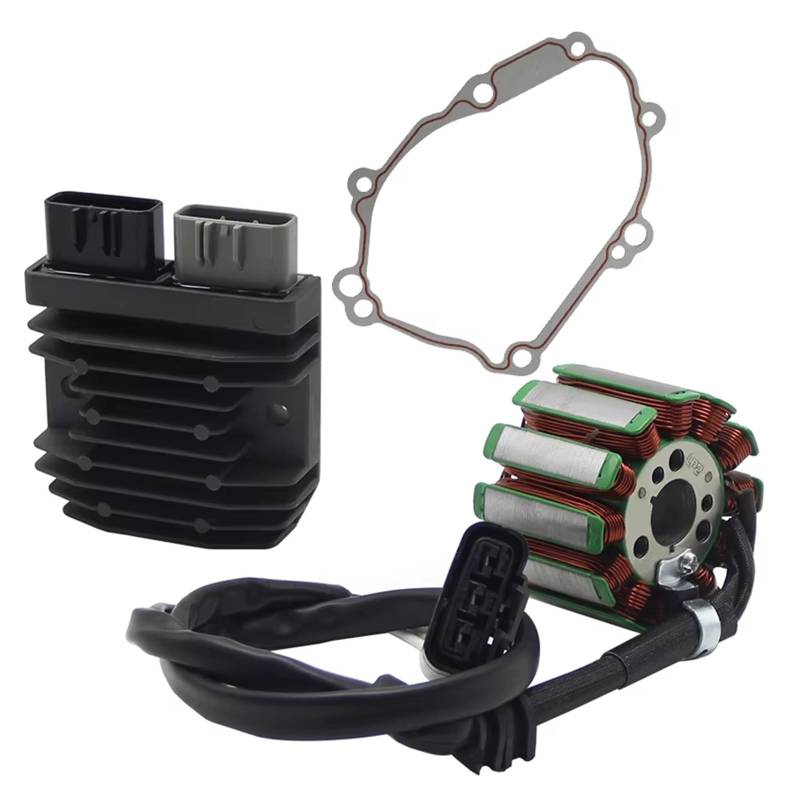 AcarKing Gleichrichter für Motorräder Kompatibel Mit Yamaha Für FZ8 Für FZ8-N Für FZ8-NA 2011–2015 Motorrad-Spannungsregler-Gleichrichter-Zubehör OEM: 1D7-81960-00 1D7-81960-01 von AcarKing
