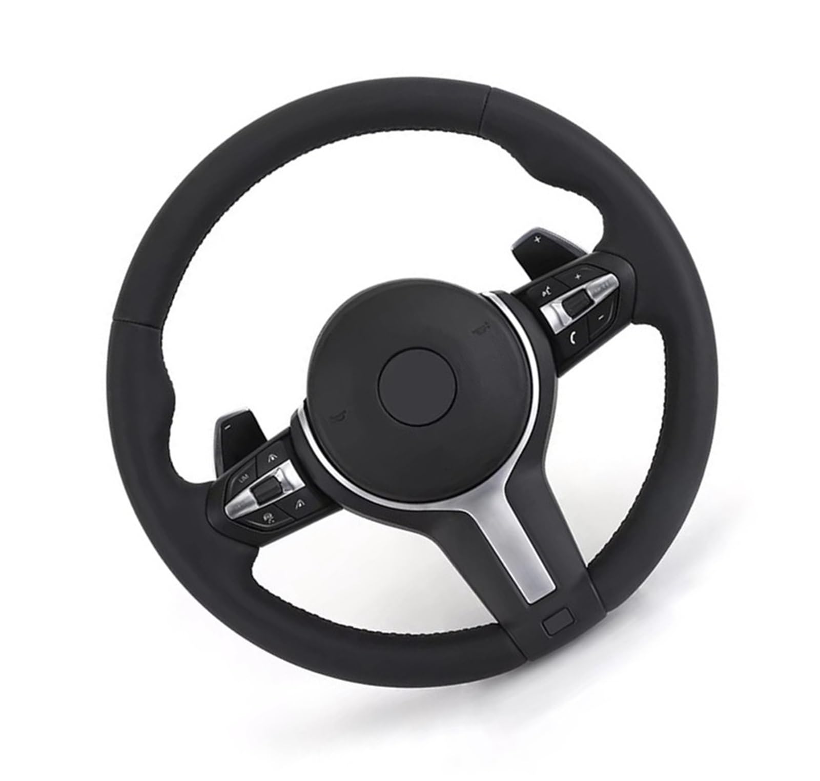 AcarKing Kompatibel Mit 7er-Reihe Für F01 F02 2008 2009 2010 2011 2012 F03 2009 2010 2011 2012 6er-Reihe Für F06 F12 F13 Auto-Lenkradbaugruppe Lenkrad Auto(Wide Paddle) von AcarKing