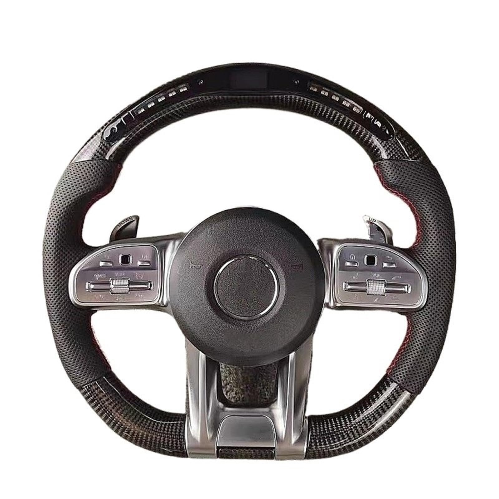 AcarKing Kompatibel Mit Benz A/B/C/E-Klasse Für CLS Für GLE Für GLS Für SLK Für W176 W246 W117 W156 W218 W166 W292 W172 Autolenkradzubehör Lenkrad Auto(Multi-Colored) von AcarKing