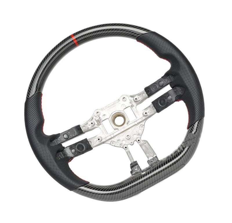 AcarKing Kompatibel Mit Benz Für AMG GT Für W167 W177 W190 W205 W206 S63 C43 E53 Für CLA Für GLA Für CLS Carbonfaser-Lenkradzubehör Lenkrad Auto(Style 2) von AcarKing