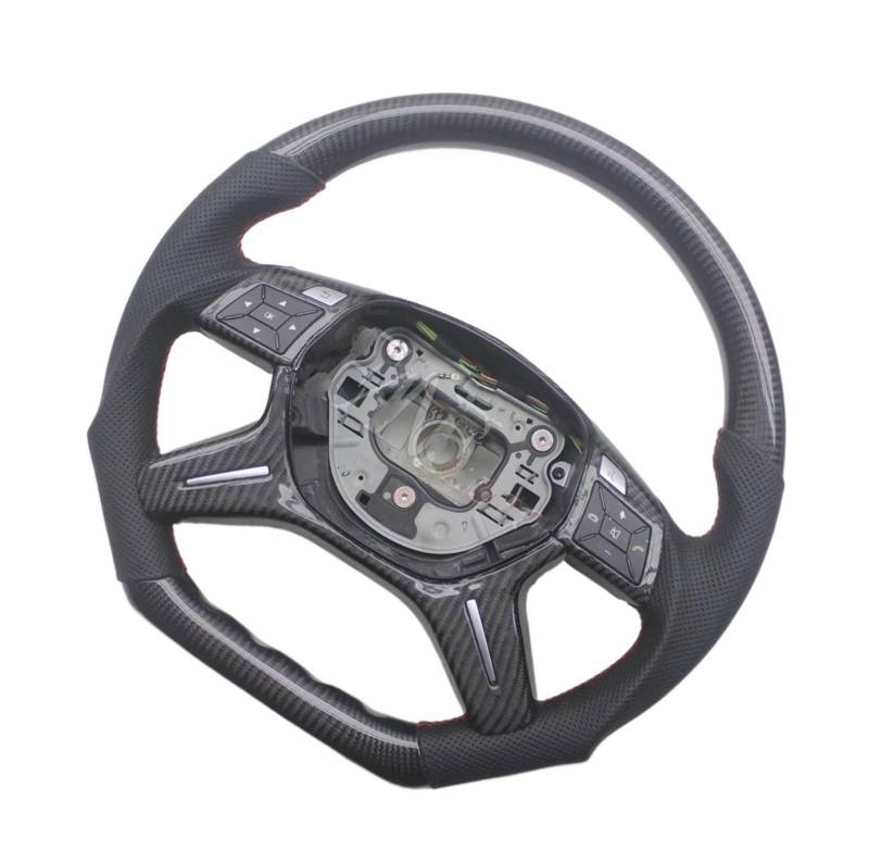 AcarKing Kompatibel Mit Benz Für W204 W166 W212 W246, Kohlefaser-Auto-Sportlenkräder, Innenraum-Ersatz-Autoteile Lenkrad Auto von AcarKing