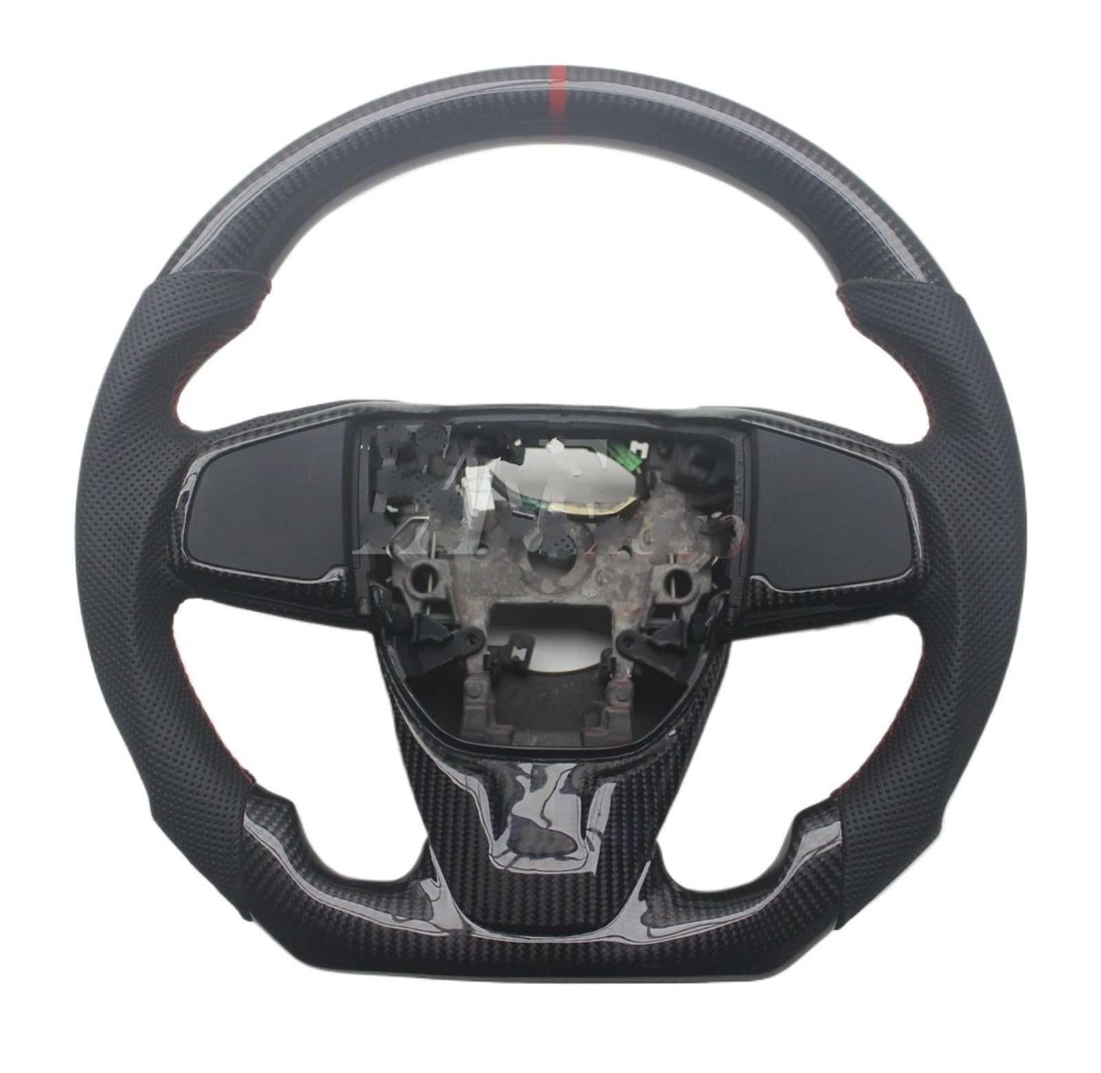 AcarKing Kompatibel Mit CR-V 2020 2021 2017 2018 2019 Ersatz-Lenkradbaugruppe Aus Kohlefaser, Autoinnenausstattung Lenkrad Auto(Style 1) von AcarKing