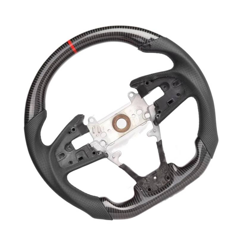 AcarKing Kompatibel Mit Civic Zehnte Generation 2016 2017 2018 2019 2020 2021 Carbonfaser-Lenkradbaugruppe Autoinnenausstattung Lenkrad Auto von AcarKing