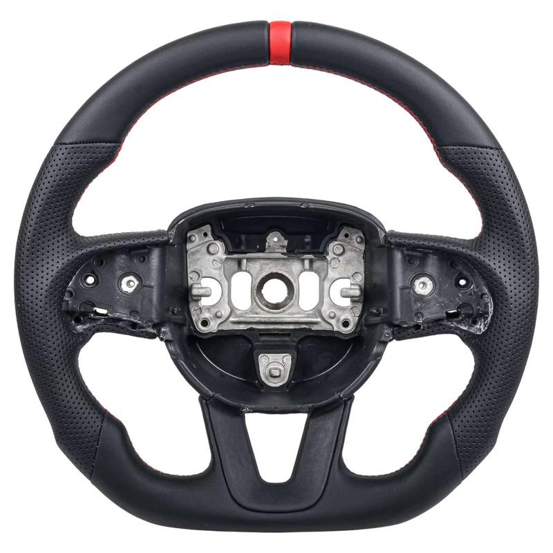 AcarKing Kompatibel Mit Dodge Für Challenger Für Charger Für SRT Für Hellcat 2015–2023 Für Durango 2015 2016 2017 2018 2019 2020 Sportlenkrad Lenkrad Auto von AcarKing