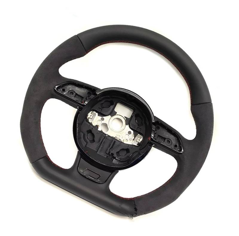 AcarKing Kompatibel Mit Für A3 8V A4 B8 Ersatz-Auto-Rennsport-Lenkrad, Innenraummodifikation, Autozubehör Lenkrad Auto(S Logo 2) von AcarKing