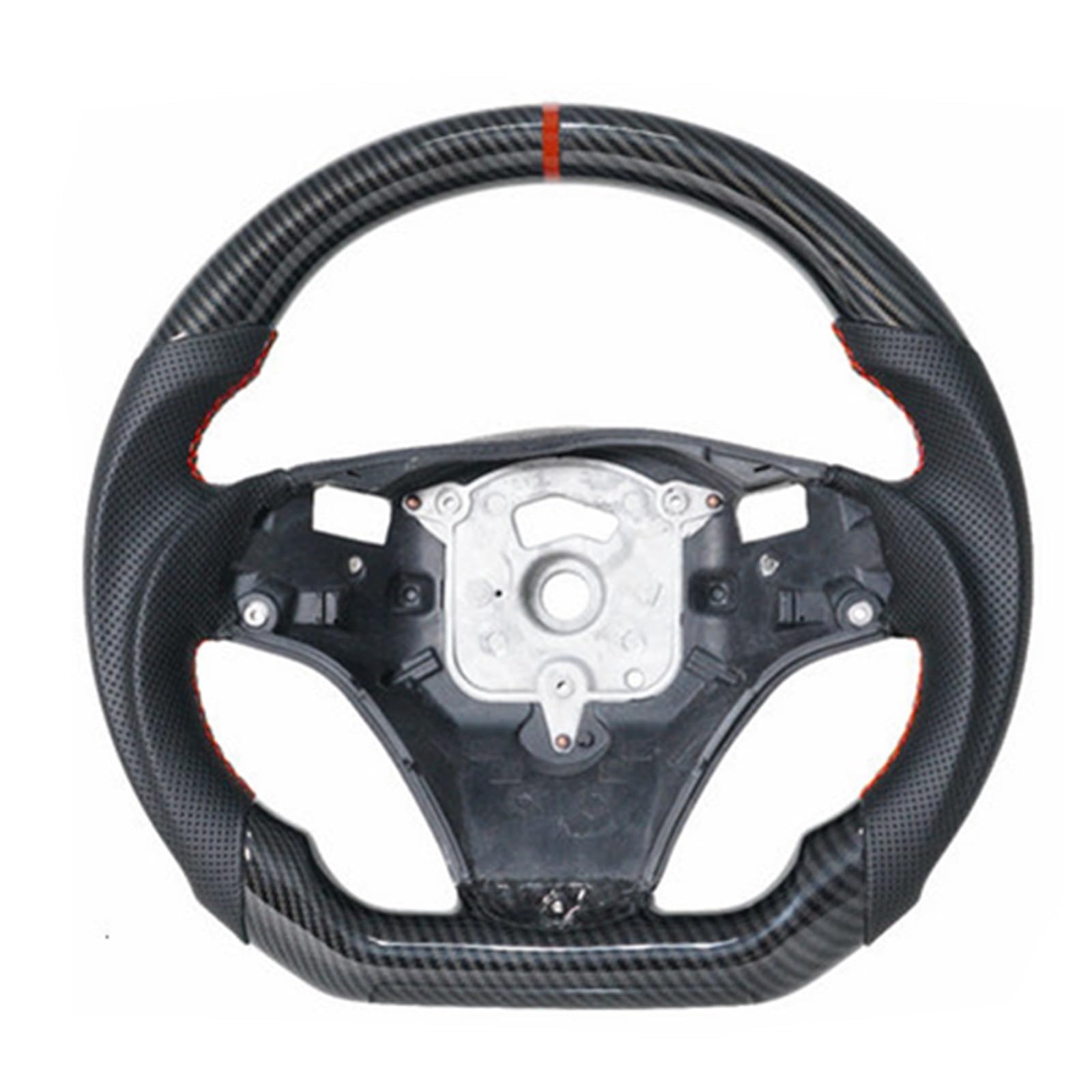 AcarKing Kompatibel Mit Für E91 2006 2007 2008 2009 2010 2011 2012 Für E89 E90 2005-2012 Carbonfaser-Autosport-Lenkradzubehör Lenkrad Auto(Big Paddle) von AcarKing