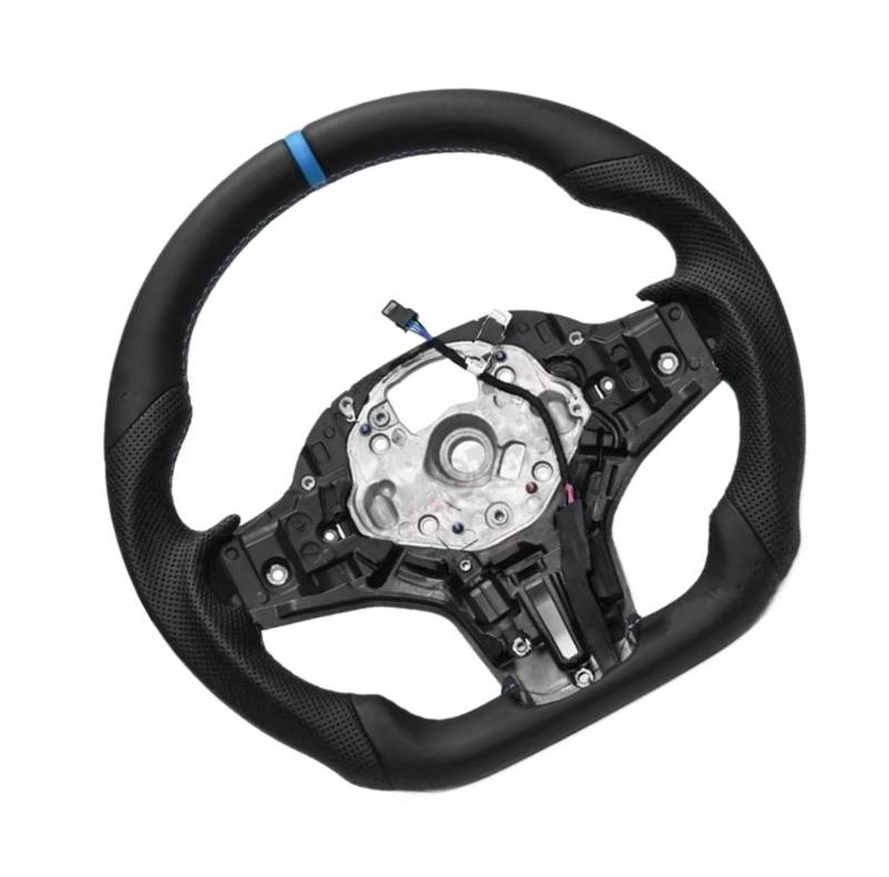 AcarKing Kompatibel Mit Für G01 Für X3 F97 X3M 2018 2019 2020 2021 2022 1/2 Serie Für F40 F44/F45/F46 F90 F91 F92 Für M5 M8 Lenkrad Autozubehör Lenkrad Auto(Blue,Style 3) von AcarKing