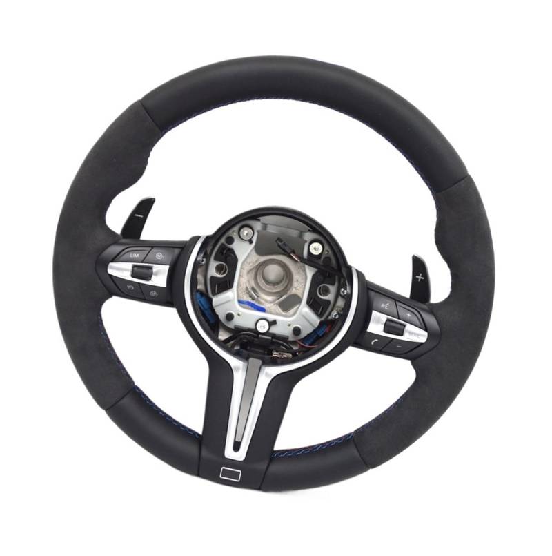 AcarKing Kompatibel Mit Für M5 M3 F30 F32 F10 F20 F07 F01 Für X4 X5 X6 Ersatz-Sportlenkrad, Innenausstattung, Autozubehör Lenkrad Auto(Size 1) von AcarKing