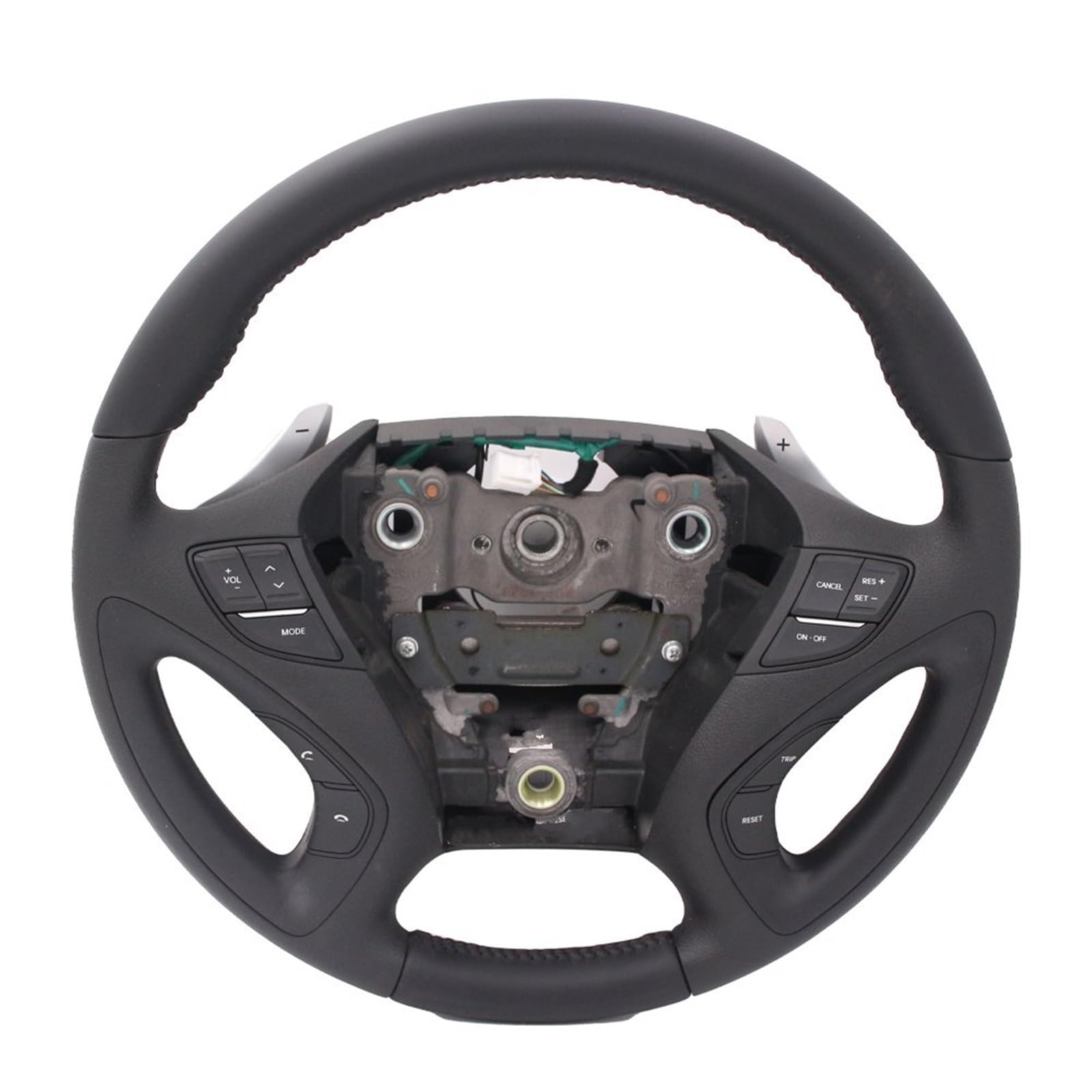 AcarKing Kompatibel Mit Hyundai Für Sonata YF Lenkradbaugruppe Konstantgeschwindigkeit Cruise Shift Paddle Shifter Telefontaste Autozubehör Lenkrad Auto(Size 1) von AcarKing