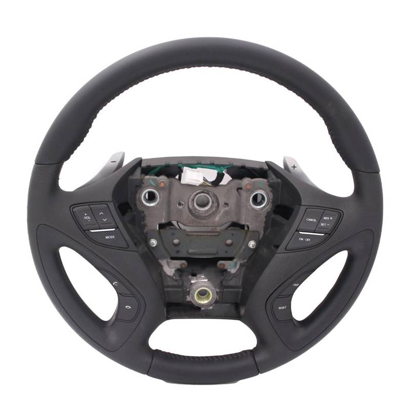 AcarKing Kompatibel Mit Hyundai Für Sonata YF Lenkradbaugruppe Konstantgeschwindigkeit Cruise Shift Paddle Shifter Telefontaste Autozubehör Lenkrad Auto(Size 1) von AcarKing