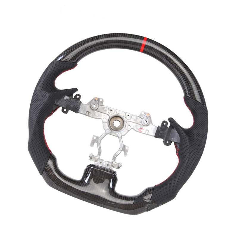 AcarKing Kompatibel Mit Infiniti Für G37 G37X G37s 2009 2010 2011 2012 2013 Für G25 G35 Carbon Fiber Car Sport Lenkrad Racing Wheel Teile Lenkrad Auto(Style 2) von AcarKing