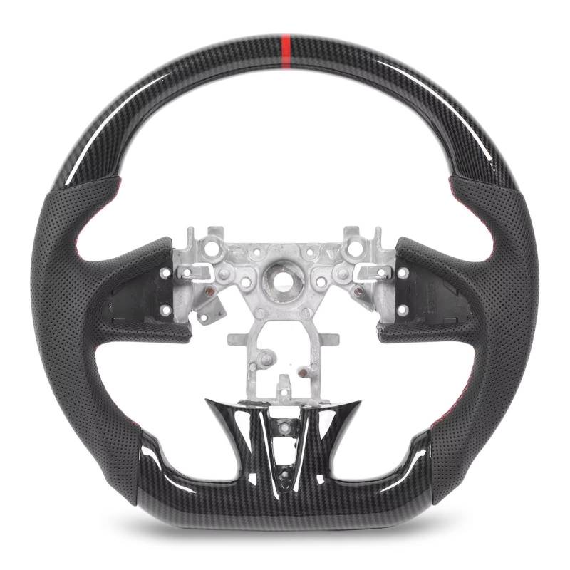 AcarKing Kompatibel Mit Infiniti Für Q50 2014 2015 2016, Carbonfaser-Optik, Sportlenkrad, Ersatz-Innenausstattung, Autozubehör Lenkrad Auto von AcarKing