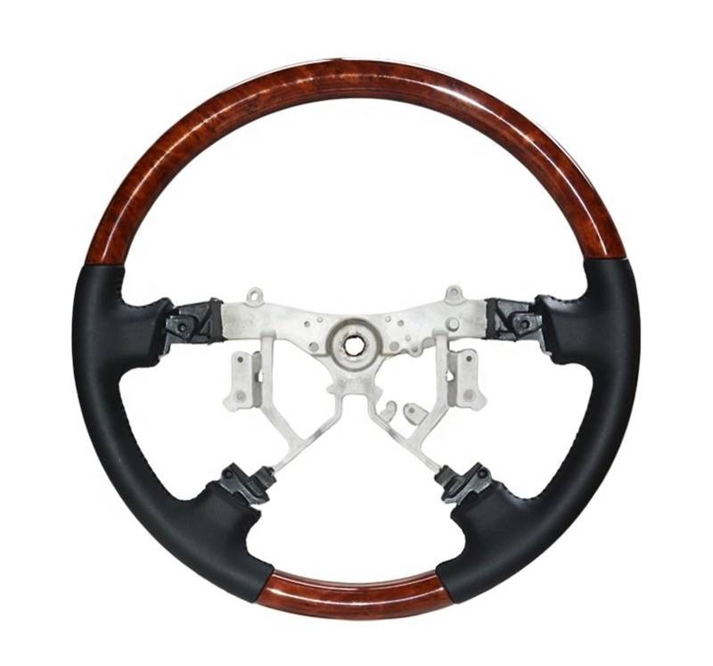 AcarKing Kompatibel Mit Lexus Für LX470 2003 2004 2005 2006 2007 2008 2009 Lenkradbaugruppe Rennsportrad Innenraum Autozubehör Lenkrad Auto(Style-2) von AcarKing