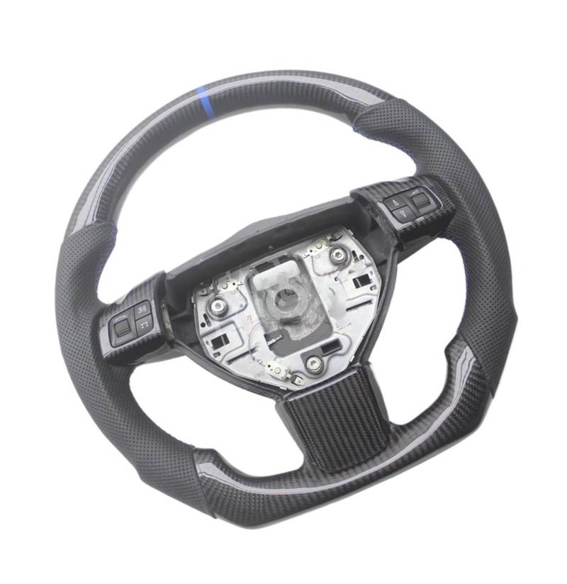 AcarKing Kompatibel Mit Opel Für Astra H 2007 2008 2009 2010 2004 2005 2006 Carbonfaser-Lenkrad, Innenraum-Ersatzteile Lenkrad Auto von AcarKing
