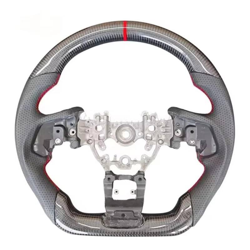 AcarKing Kompatibel Mit Subaru Für Legacy Für WRX 2023 2024 2025 Carbonfaser-Lenkrad, Ersatz-Rennsportrad, Autozubehör Lenkrad Auto von AcarKing
