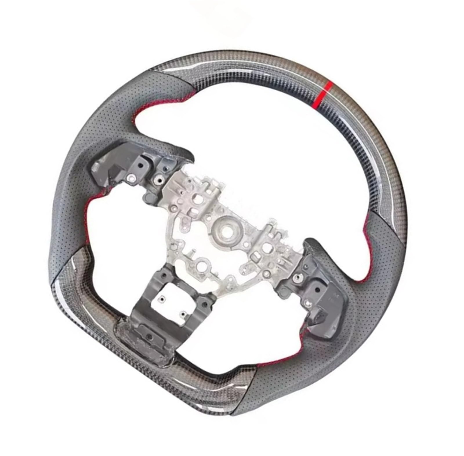 AcarKing Kompatibel Mit Subaru Für WRX Für Legacy 2023 2024, Carbonfaser-Lenkradbaugruppe, Rennrad, Auto-Innenausstattung Lenkrad Auto AcarKing Kompatibel Mit Subaru Für WRX Für Legacy 2023 2024, Carbonfaser-Lenkradbaugruppe, Rennrad, Auto-Innenausstattung Lenkrad Auto von AcarKing