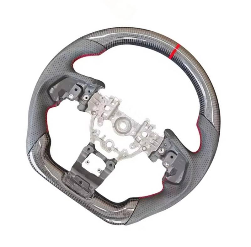 AcarKing Kompatibel Mit Subaru Für WRX Für Legacy 2023 2024, Carbonfaser-Lenkradbaugruppe, Rennrad, Auto-Innenausstattung Lenkrad Auto von AcarKing