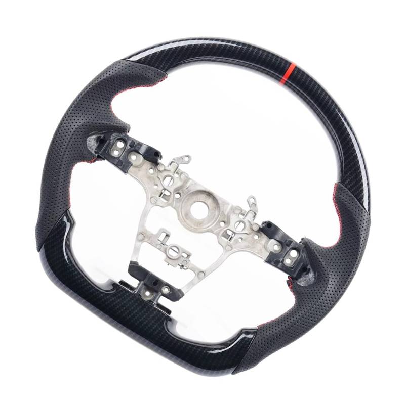 AcarKing Kompatibel Mit Toyota Für Corolla GR 2023 2024 Für Yaris GR 2020 2021 2022 2023 Carbon Fiber Racing Wheel Auto Sport Lenkradteile Lenkrad Auto von AcarKing