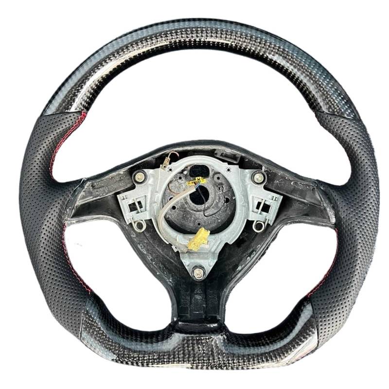 AcarKing Kompatibel Mit VW Für Golf 4 Mk4 Für GTI 1997 1998 1999 2000 2001 2002, Ersatz-Innenausstattung, Carbonfaser-Sportlenkrad, Autozubehör Lenkrad Auto(Size 2) von AcarKing