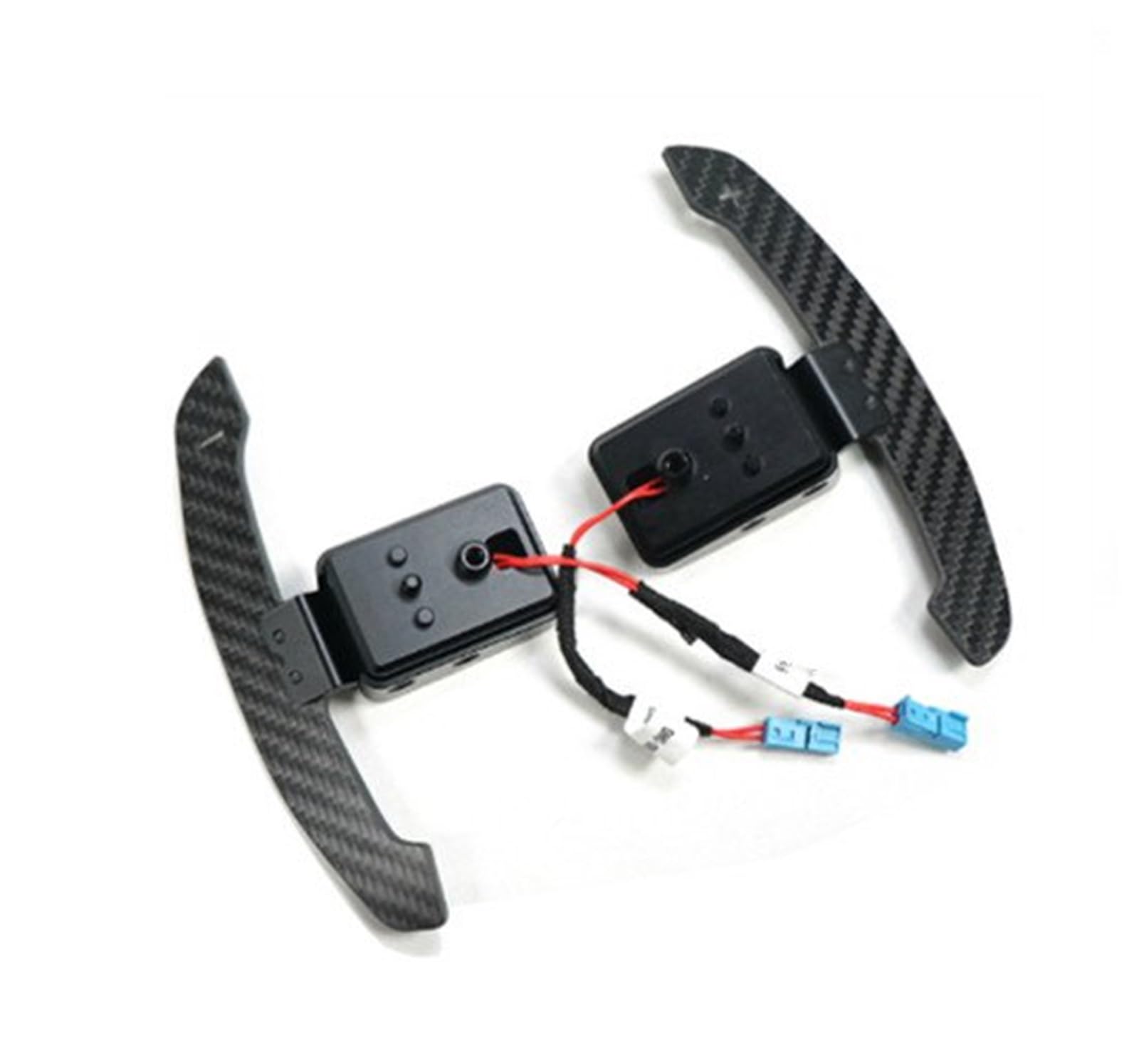AcarKing Kompatibel Mit VW Für Golf Für Polo Für GTI Für GTD MK7, Verbesserte Carbonfaser-Sportlenkradbaugruppe, Schaltwippen, Autozubehör Lenkrad Auto(Size 4) von AcarKing