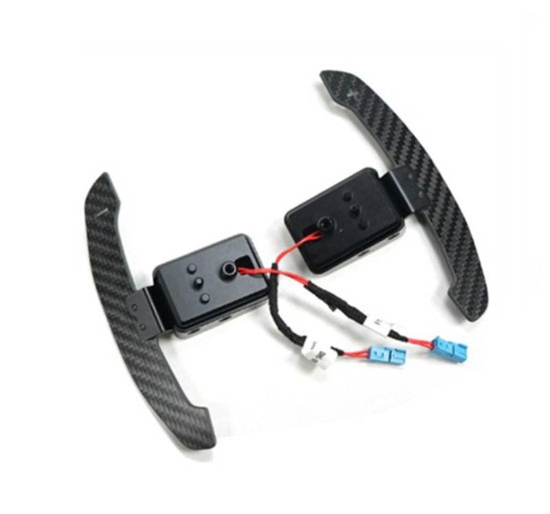 AcarKing Kompatibel Mit VW Für Golf Für Polo Für GTI Für GTD MK7, Verbesserte Carbonfaser-Sportlenkradbaugruppe, Schaltwippen, Autozubehör Lenkrad Auto(Size 4) von AcarKing