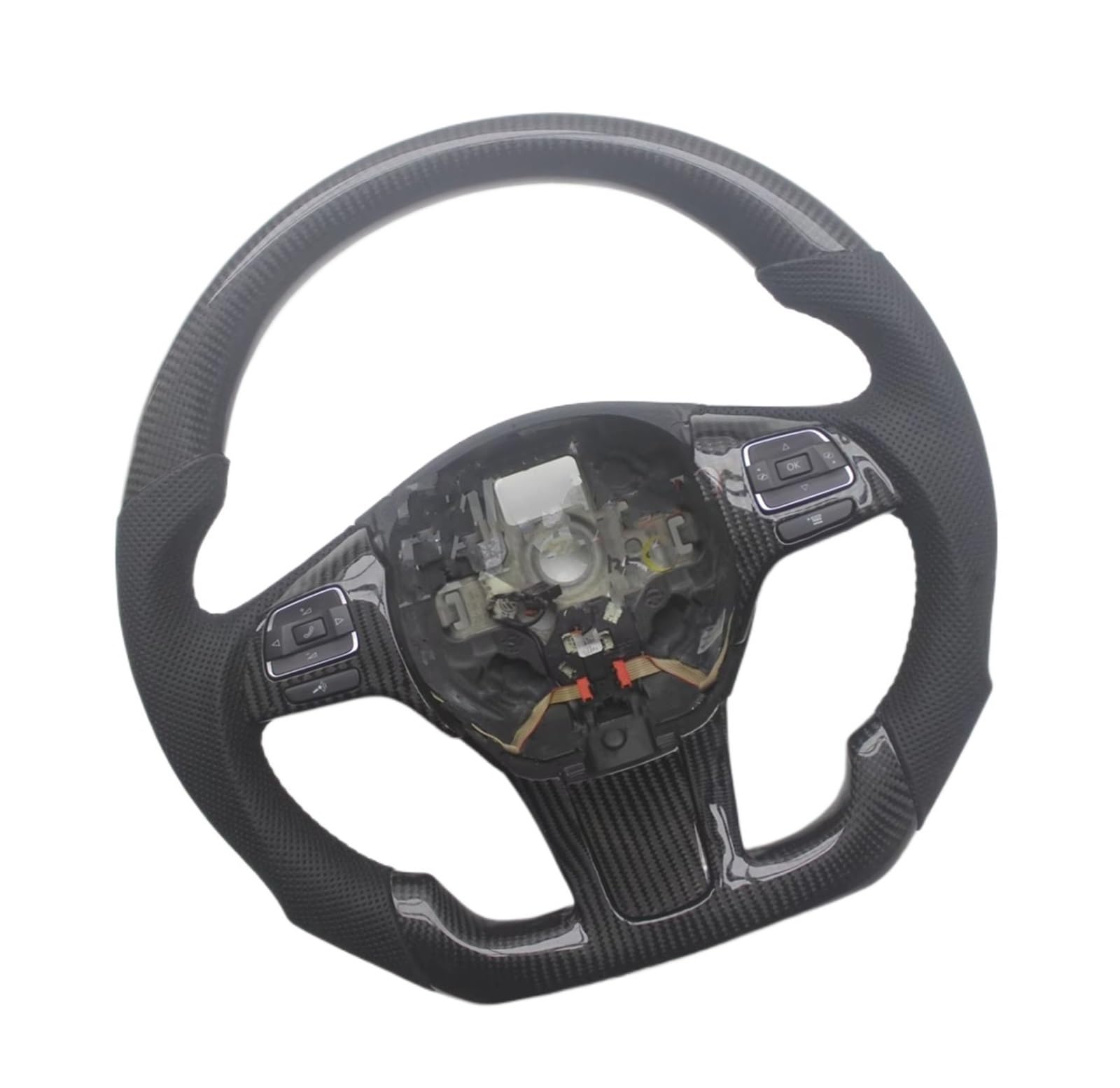 AcarKing Kompatibel Mit VW Für Touareg 2011 2012 2013 2014 2015 2016 2017 2018 Ersatz-Carbonfaser-Sportlenkradteile Lenkrad Auto AcarKing Kompatibel Mit VW Für Touareg 2011 2012 2013 2014 2015 2016 2017 2018 Ersatz-Carbonfaser-Sportlenkradteile Lenkrad Auto von AcarKing