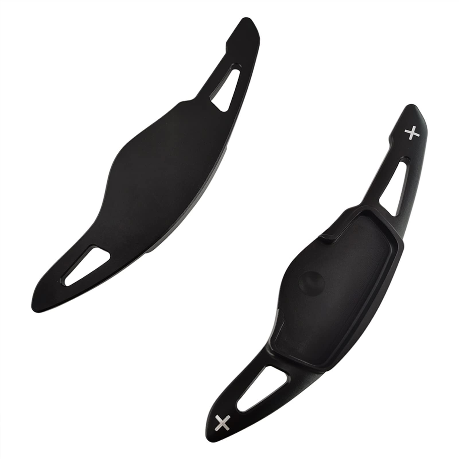 AcarKing Schaltwippen Kompatibel Mit KIA Für Sportage Für Hybrid Für NQ5 Für GT-Line 2022 2023 Auto Lenkrad Paddle Shift Extension Shifter Aufkleber (Color : Black) von AcarKing