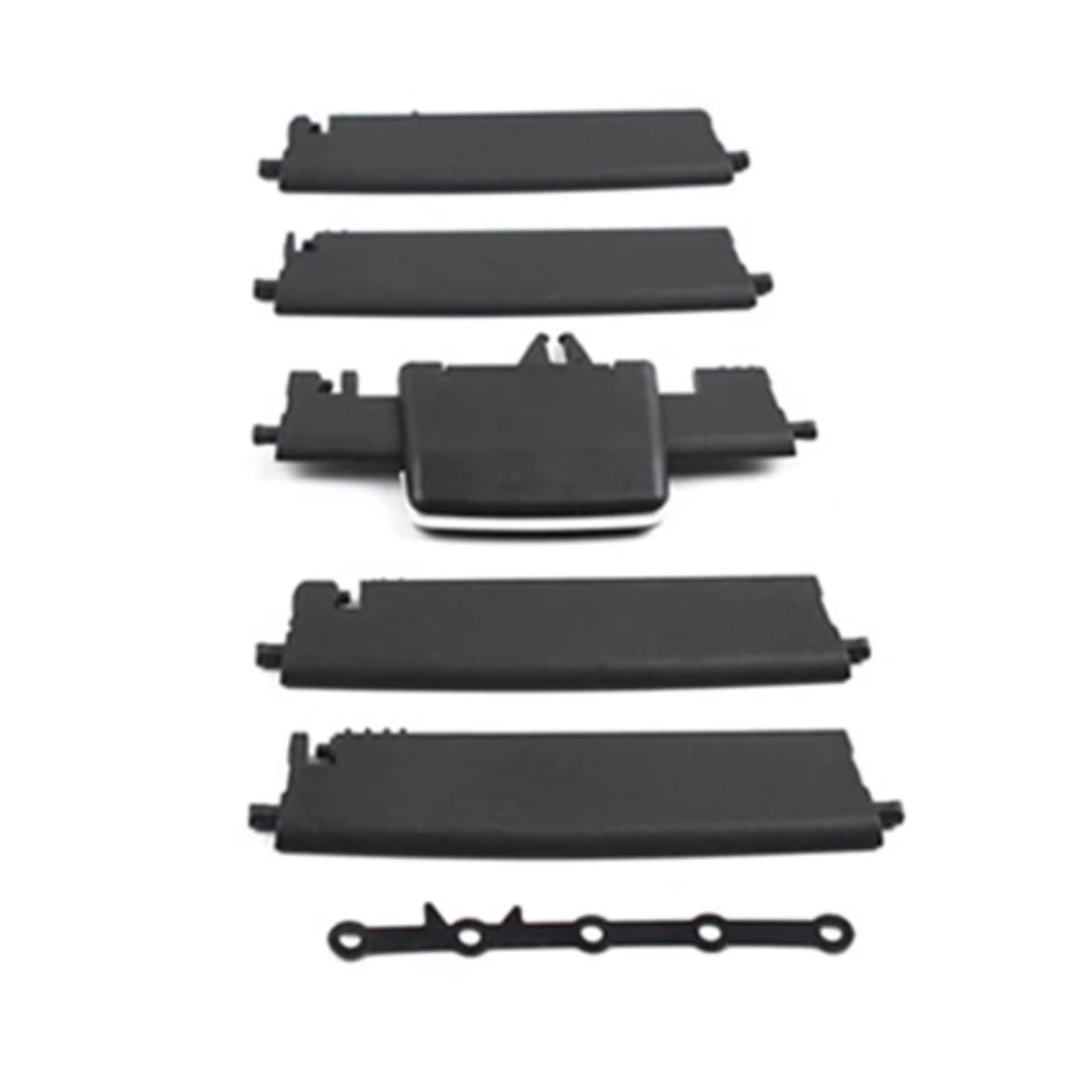 Auto Lüftungsgitter Luftgitter Kompatibel Mit Benz Für M ML GL Für W166 2012 2013 2014 2015 Heckklimaanlage Hinten Ac Vent Grille Outlet Tab Clip Slider Reparatursatz(Rear Right) von AcarKing