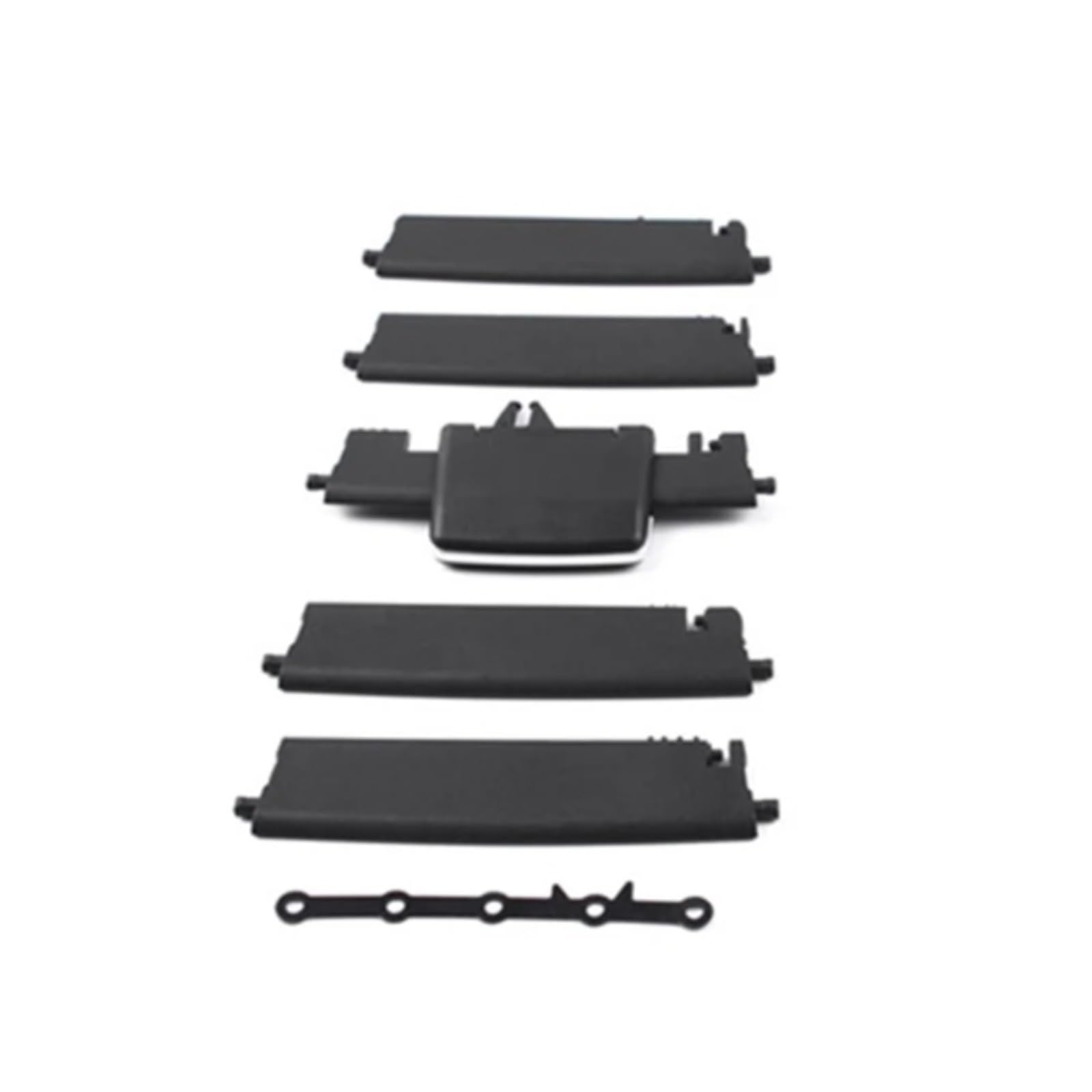 Auto Lüftungsgitter Luftgitter Kompatibel Mit Benz Für M ML GL Für W166 2012 2013 2014 2015 Heckklimaanlage Hinten Ac Vent Grille Outlet Tab Clip Slider Reparatursatz(Rera Left) von AcarKing