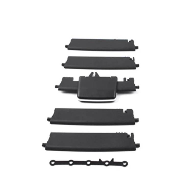 Auto Lüftungsgitter Luftgitter Kompatibel Mit Benz Für M ML GL Für W166 2012 2013 2014 2015 Heckklimaanlage Hinten Ac Vent Grille Outlet Tab Clip Slider Reparatursatz(Rera Left) von AcarKing