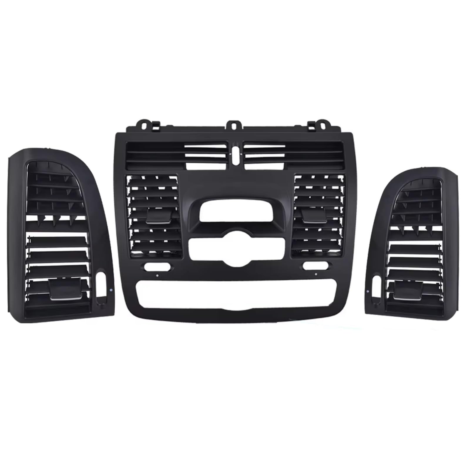 Auto Lüftungsgitter Luftgitter Kompatibel Mit Benz Für Vito Für W639 2004–2015. Auto Links Rechts Luftgrill-Entlüftungs-Luft-A/C-Entlüftungsauslass-Abdeckung 636 830 0300 636 830 0200(Model B 3PCS Set von AcarKing