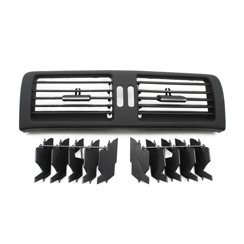Auto Lüftungsgitter Luftgitter Kompatibel Mit Benz Für W251 R300 R320 R350 R400 R500 2006 2007 2008 2009 Innenraum Vorne Seite Hinten Klimaanlage AC-Entlüftungsgitter 251 830 0554 8483(Middle Black) von AcarKing