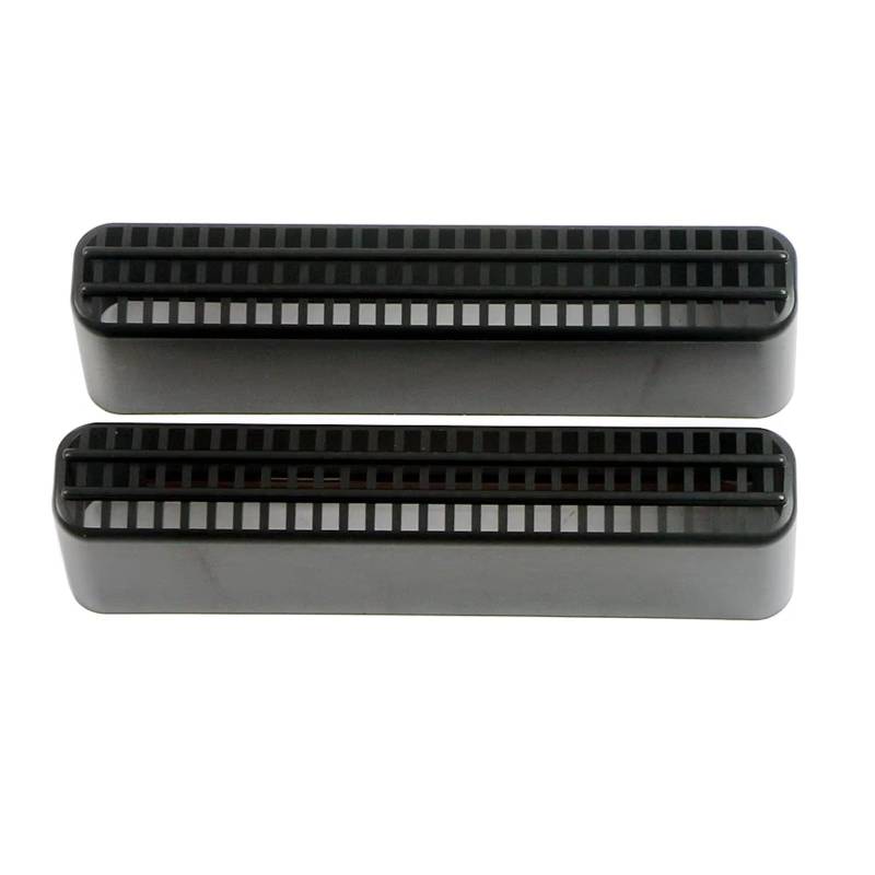 Auto Lüftungsgitter Luftgitter Kompatibel Mit Toyota Für Highlander XU70 2021 2022 2023 Auto Schwarz Unter Den Sitzen AC Boden Klimaanlage Kanal Vent Outlet Grill Abdeckung von AcarKing