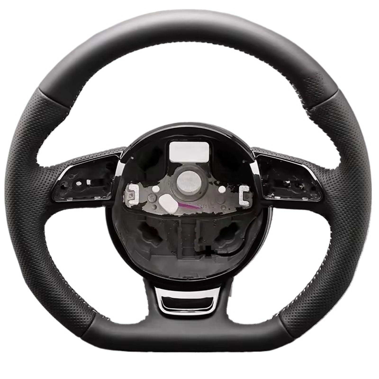Kompatibel Mit Für A3 8Y A4 B8 A5 A6 RS3 RS4 Die Lenkradbaugruppe des Autos Kann Mit Multifunktionstasten Und Schaltwippen Ausgestattet Werden Lenkrad Auto(S Logo with Hole) von AcarKing