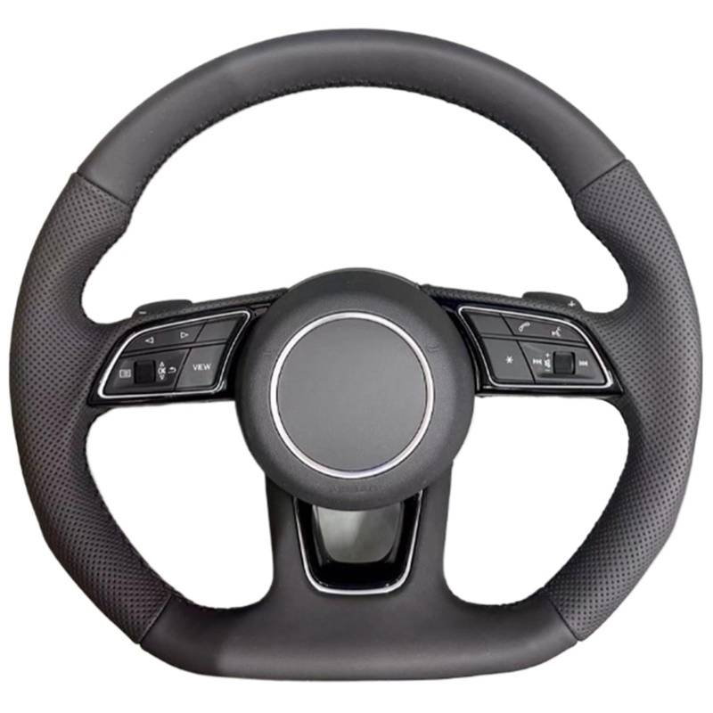 Kompatibel Mit Für TT 2008 2009 2010 2011 2012 2013 2014 Für R8 Q3 Q5 Q7 Flachboden-Lenkrad-Kampagnenmontage Innenausstattung Autoteile Lenkrad Auto(with Paddles 1) von AcarKing