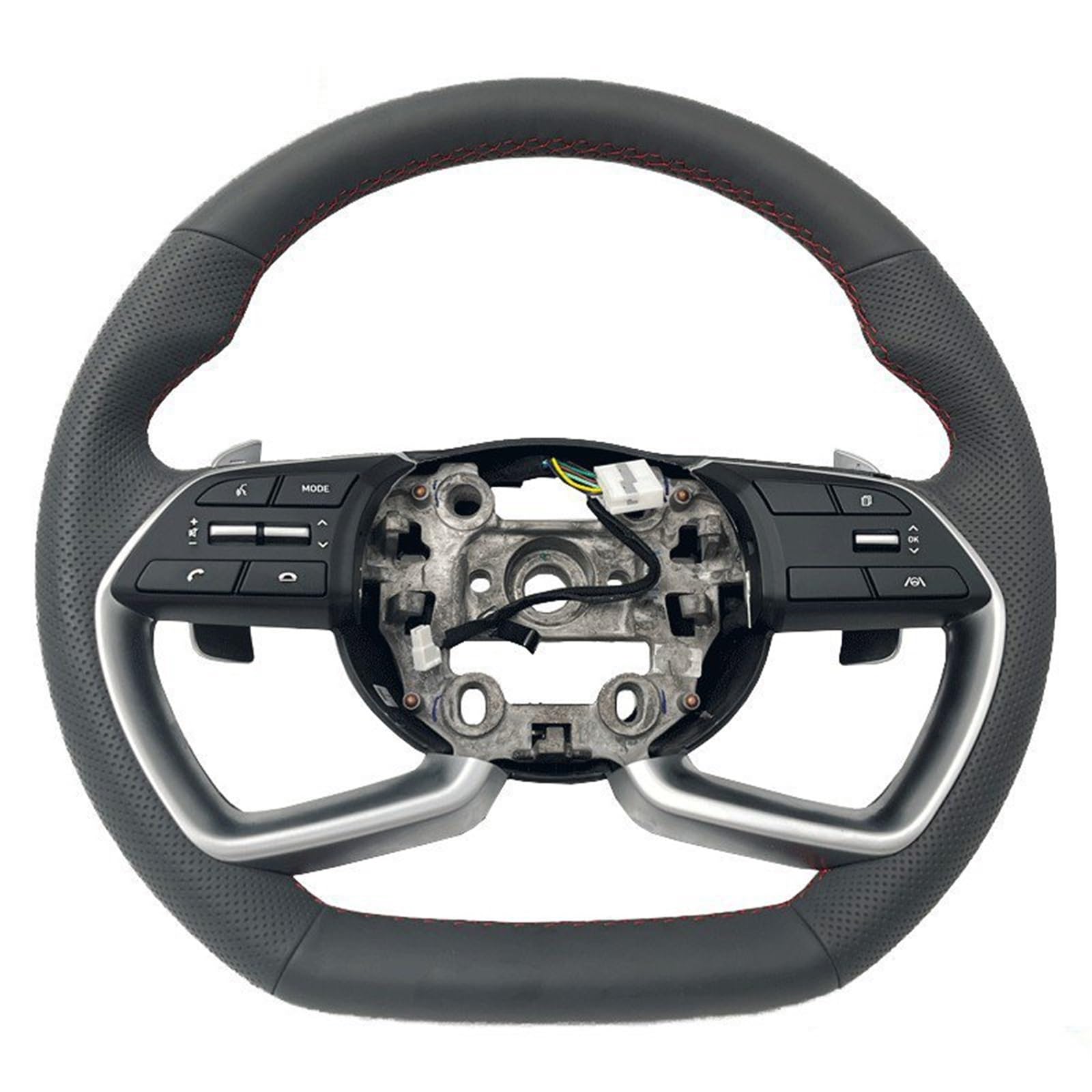 Kompatibel Mit Hyundai Für Sonata DN8, Auto-Lenkradmontage, Autoteile, Konstantgeschwindigkeits-Kreuzfahrtschalter, Rennsport-Radzubehör Lenkrad Auto(Size 2) von AcarKing