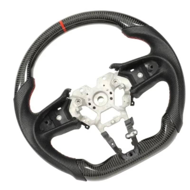 Kompatibel Mit Infiniti Für Q60 QX60 2017 2018 2019 2020 2021 Für Q50 QX50 2019–2022, Carbonfaser-Lenkrad Mit Heizung, Autozubehör Lenkrad Auto(with Heating) von AcarKing