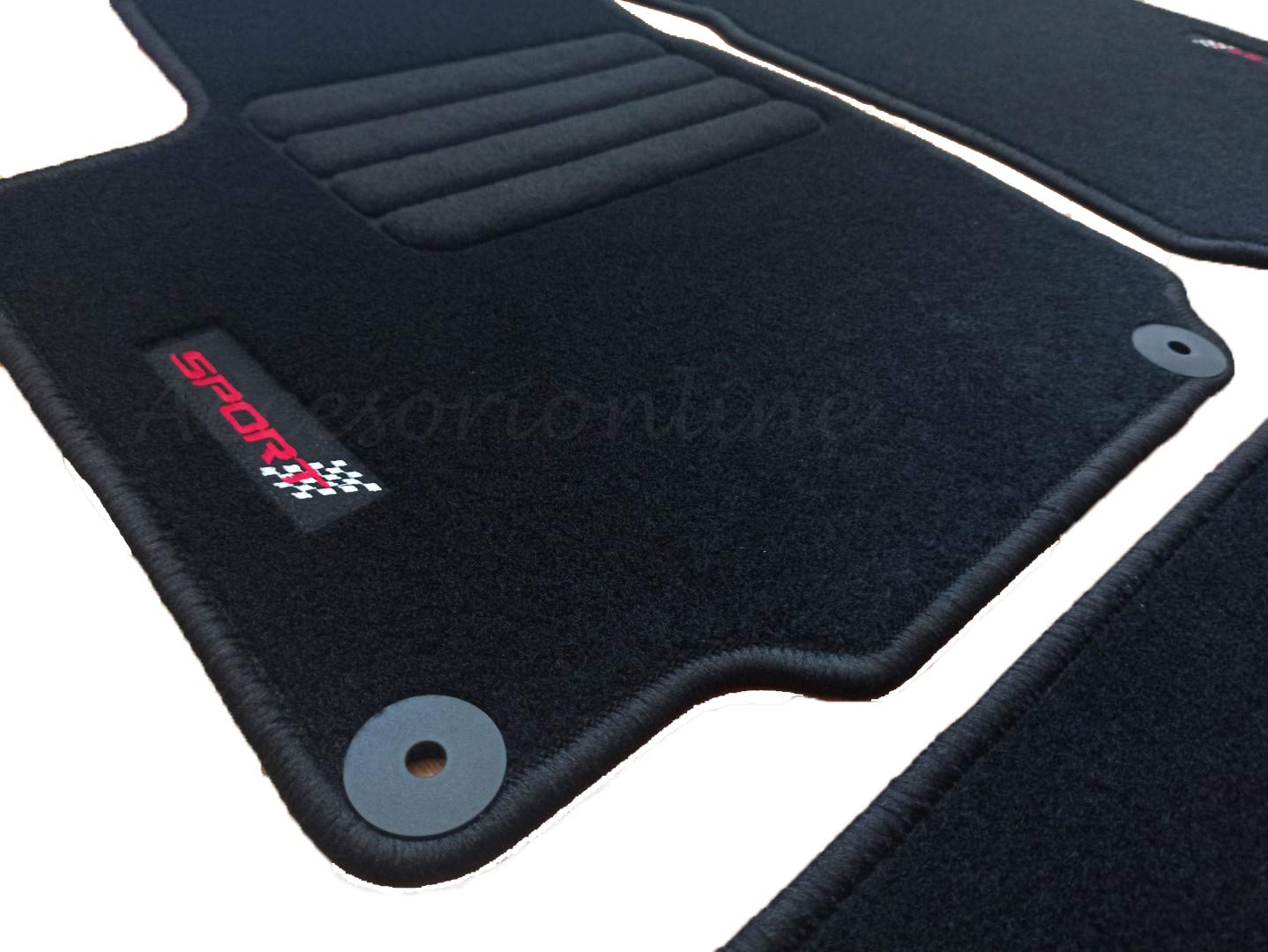 Accesorionline Fußmatten passend für Seat Leon MK2 2005-2012 Fußmatten 1P FR Sport von Accesorionline