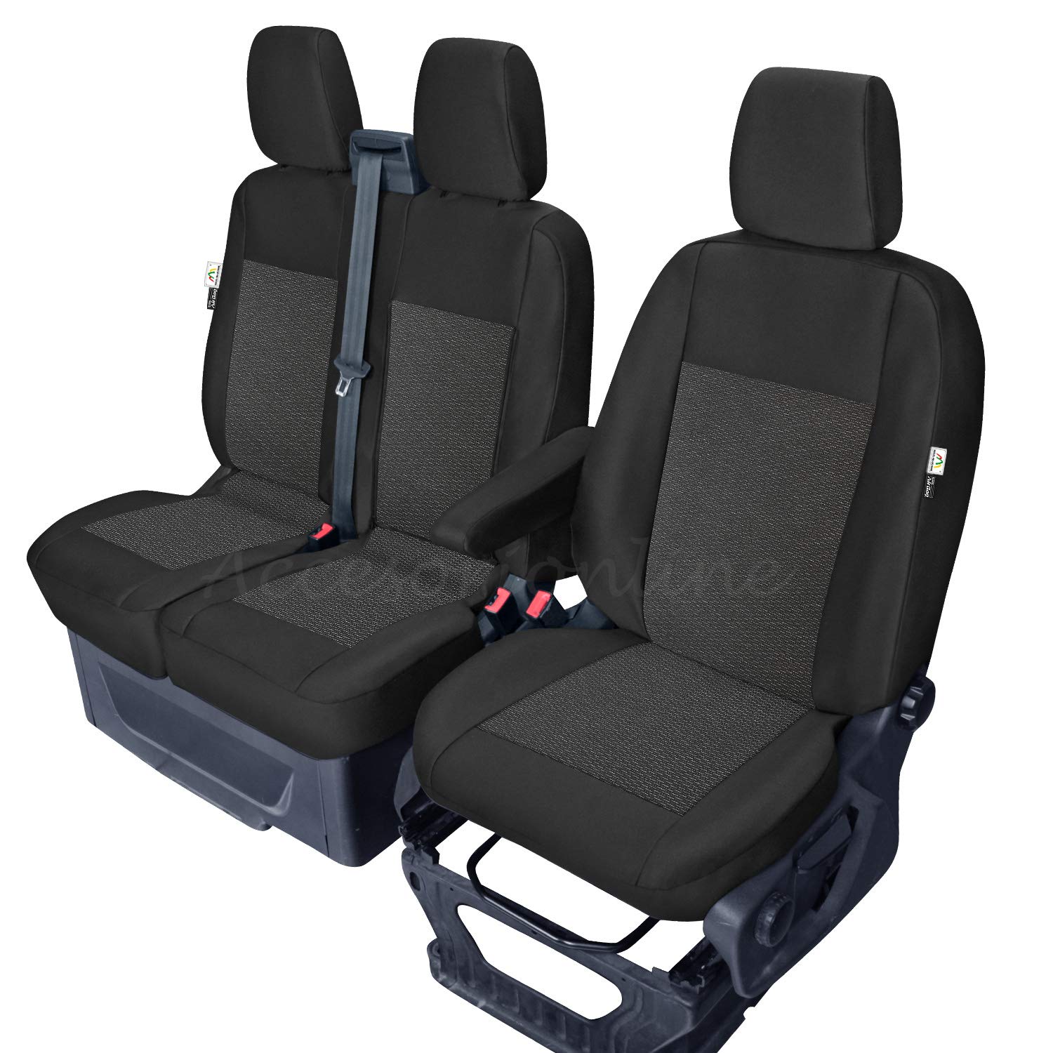 Accesorionline Sitzbezüge kompatibel mit Ford Transit Custom I 2012-2023, 100 % passgenau Accesorionline Sitzbezüge kompatibel mit Ford Transit Custom I 2012-2023, 100 % passgenau von Accesorionline