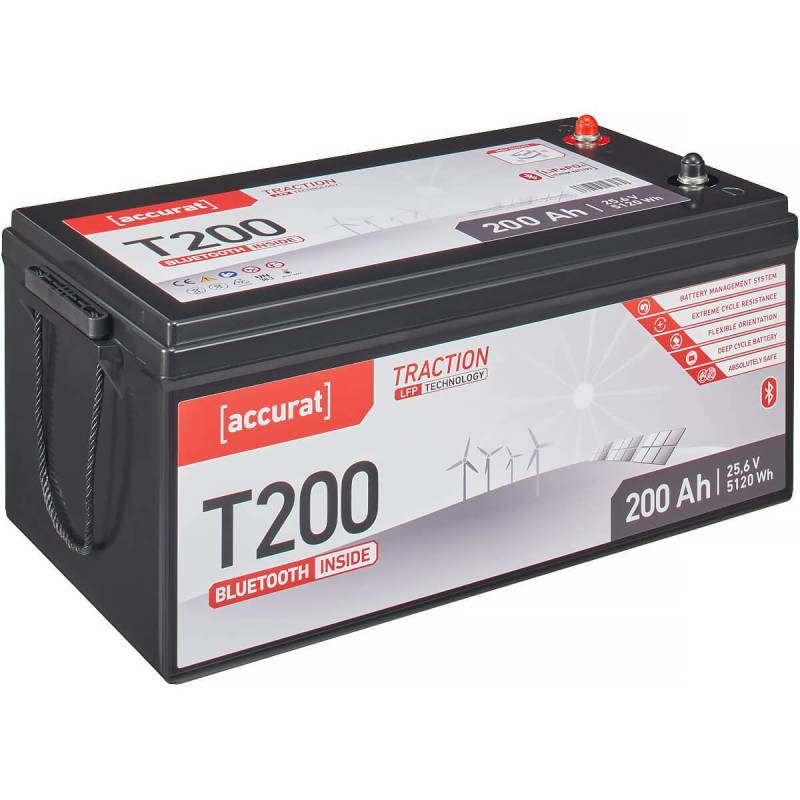 Accurat Traction T200 LFP BT 24V Lithium Batterie 200Ah LiFePO4 von Accurat