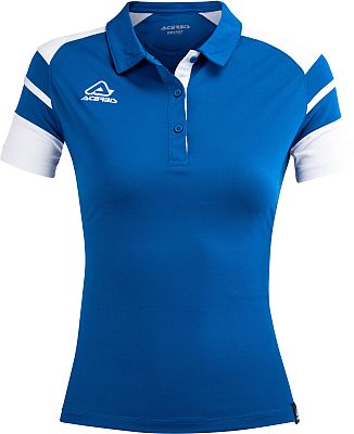 Acerbis Sports Kemari, Polo-Shirt Damen - Blau/Weiß - 4XS Acerbis Sports Kemari, Polo-Shirt Damen - Blau/Weiß - 4XS von Acerbis Sports