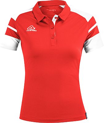 Acerbis Sports Kemari, Polo-Shirt Damen - Rot/Weiß - XXS Acerbis Sports Kemari, Polo-Shirt Damen - Rot/Weiß - XXS von Acerbis Sports