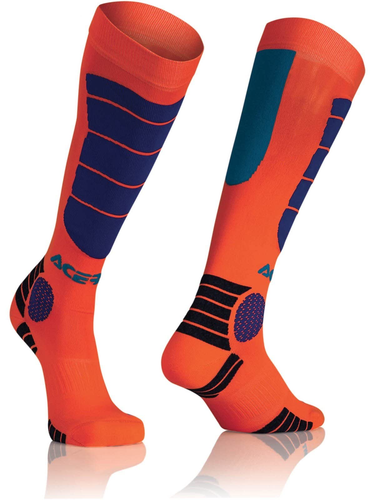Acerbis 0021633.204.067 MX Auswirkungen Socken, Orange/Blau von Acerbis