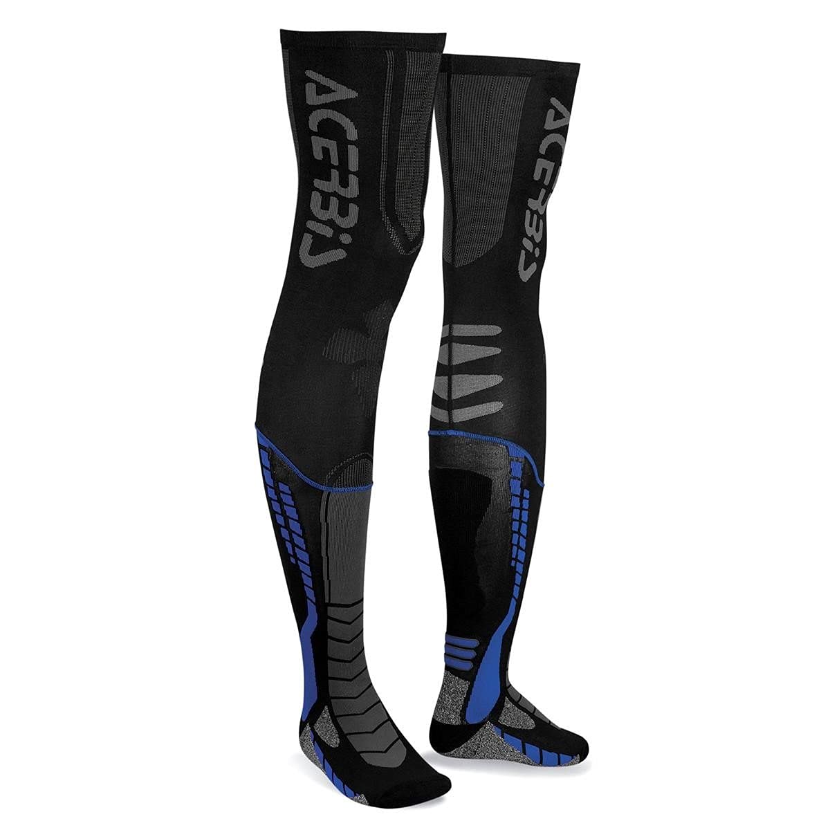 Acerbis 0021693.316.067 x-leg Pro Socken, schwarz/blau von Acerbis