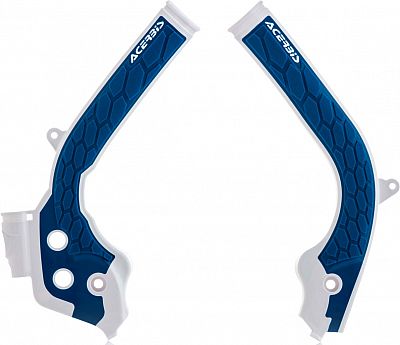 Acerbis 0021726 Husqvarna/KTM, X-Grip Rahmenschützer - Weiß/Blau von Acerbis